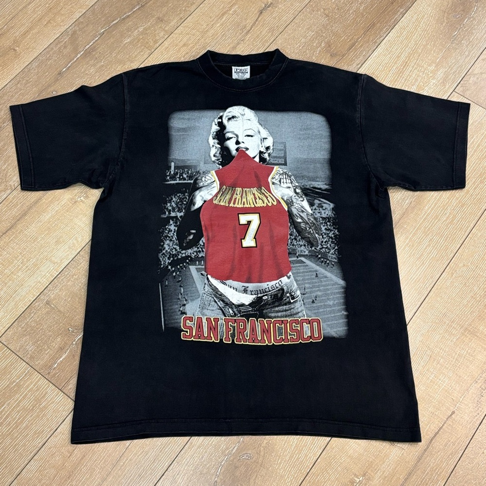 Vintage-Style San‎ Francisco Marilyn Monroe Graphic Tee Super heavy weight 49ers